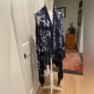 Florence Broadhurst Cranes the Midnight Scarf
